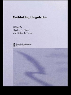 cover image of Rethinking Linguistics